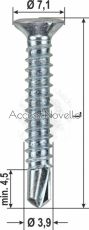 Самопробивен винт 3,9x25 - heicko e-ast GmbH от Аксес Новело