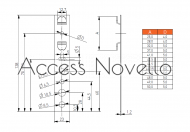 Котви за монтаж 25 mm/1,2 mm/140 mm за  Aluplast 7000/8000 и ал. Etem, 1000 броя, Medos